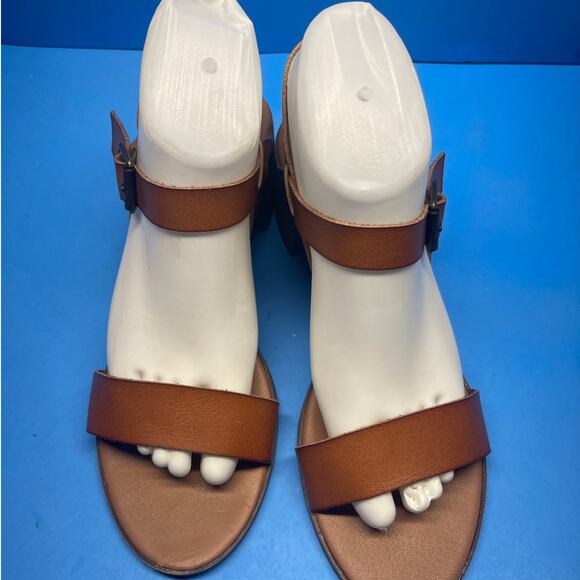 Rock and Candy by Zigi Women’s Sandals Size 9 Brown Strappy Shoes - Picture 2 of 9